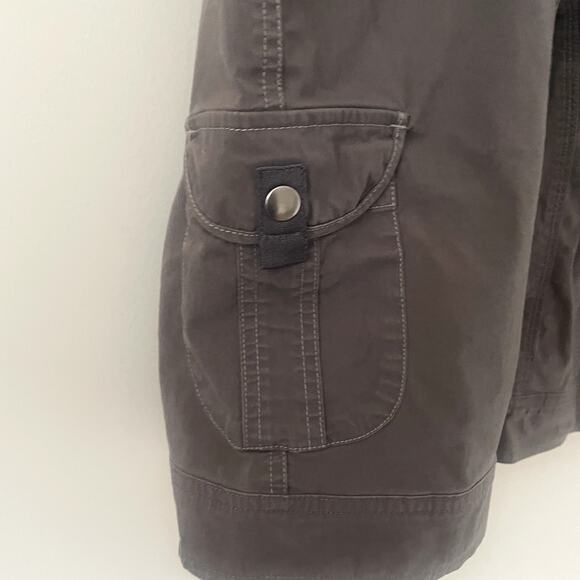 Kuhl Gray Cargo Hiking Shorts Sz 12 - Picture 2 of 7